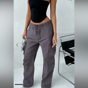 NWOT Babyboo Cargo Pants in Charcoal Size XS